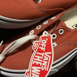 NWT Orange vans